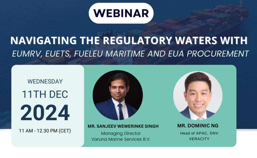 Webinar EU MRV, EU ETS, FuelEU Maritime & EUA Procurement